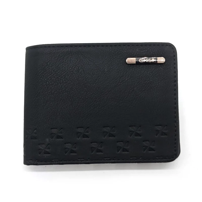 Mjuk beröring pu bifold plånböcker för män